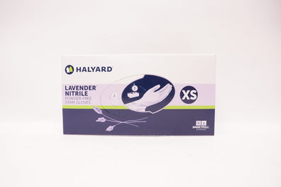 Halyard 52816 Lavender Nitrile Exam Gloves, XS - Box of 250